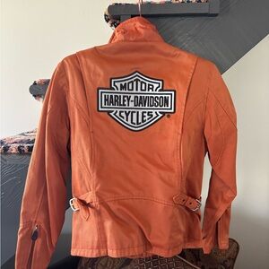 Harley-Davidson Vibrant Orange Riding Jacket